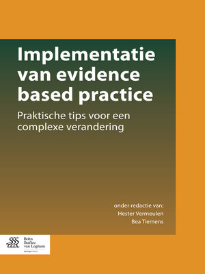 cover image of Implementatie van evidence based practice